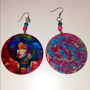 Hand Painted Earrings 🎨